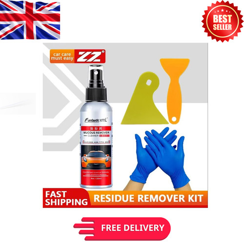 Sticky residue remover car - sticky,