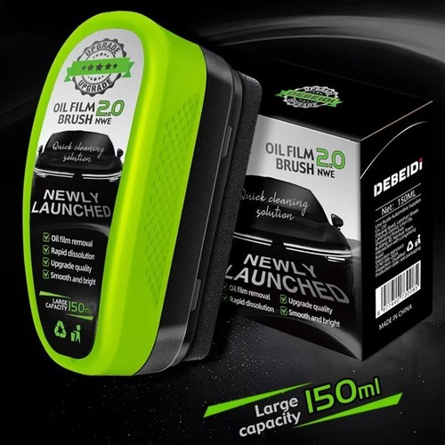 Car glass cleaning - cleaning, brush