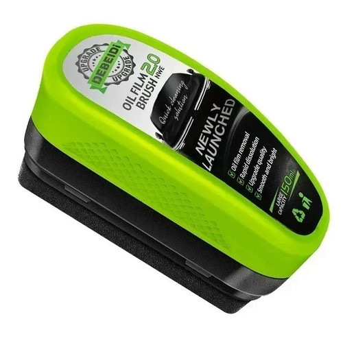 Car glass cleaning - brush, oil