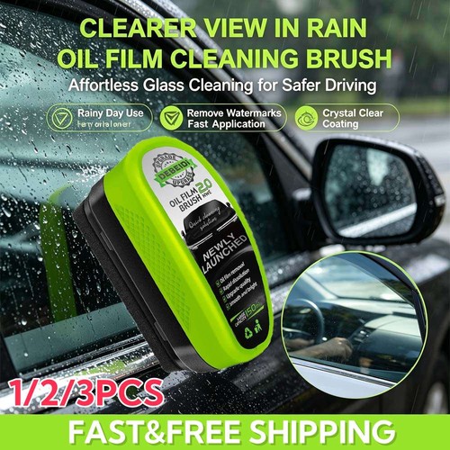 Car glass cleaning brush oil - car,