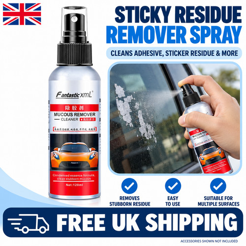 Sticky residue remover car - remover,